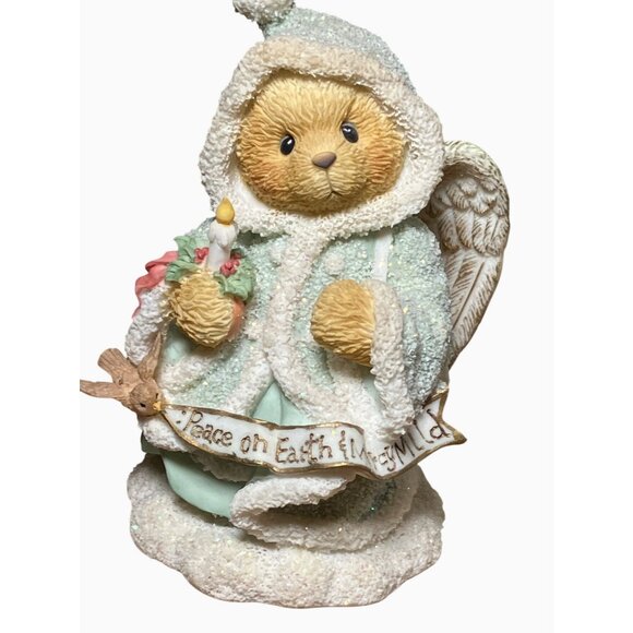 Cherished Teddies Angela Figurine "Peace On Earth & Mercy Mild" Limited Edition - Picture 1 of 11